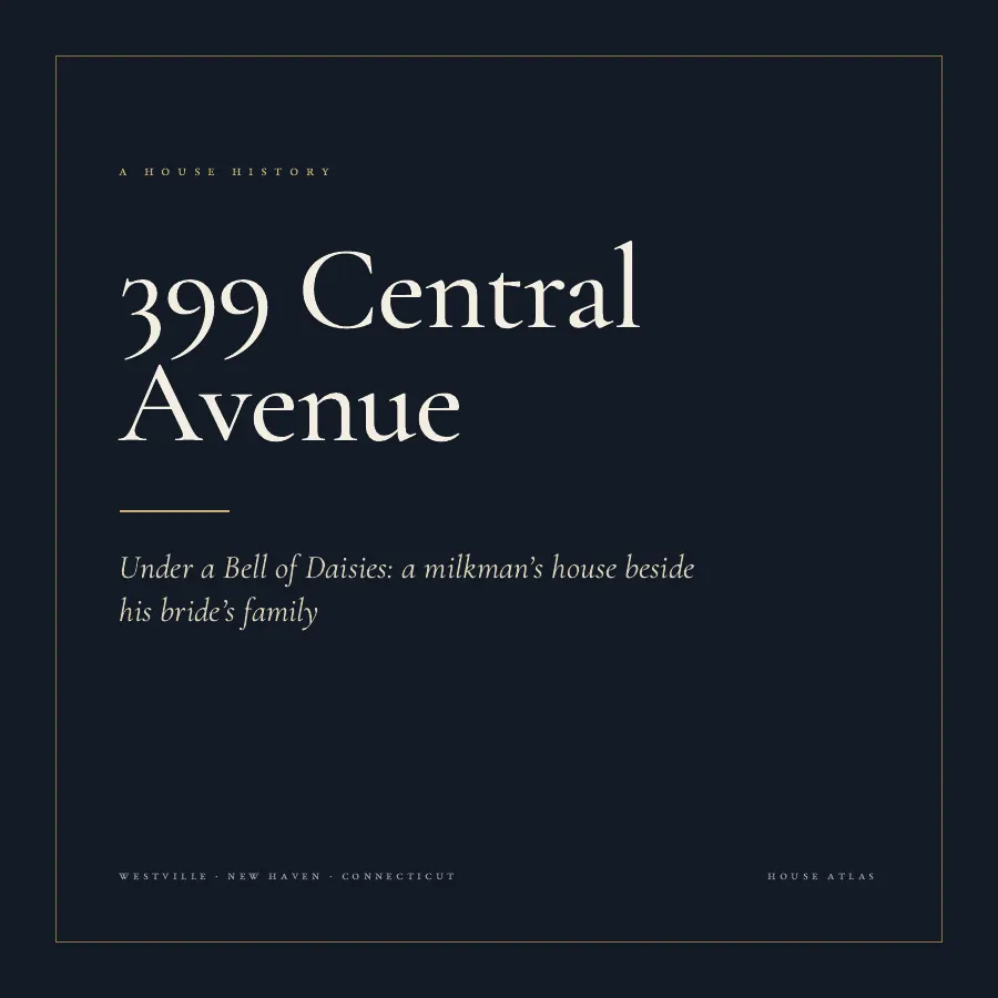The cover of a House Atlas: 399 Central Avenue.